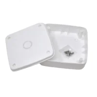 Pvc Junction Box Copper Thread 5x5x2 Inch For IP CCTV Camera