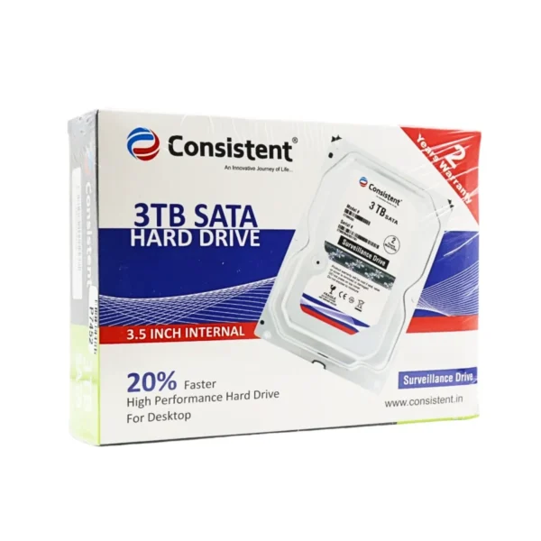 Consistent Pullout Internal Desktop Hard Disk Sata 3TB