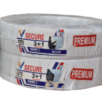 V-Secure 3+1 HD Camera Wire 100% Copper 180MTR