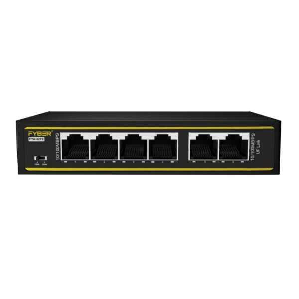 FYBER 4+2 100MBPS POE SWITCH FY-42FE (2YEAR)