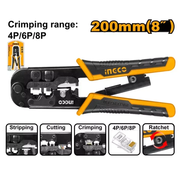 Ingco Crimping Tool 3 IN 1