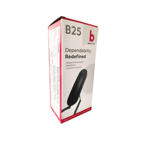 Beetel B25 Wired Telephone Set (Black)