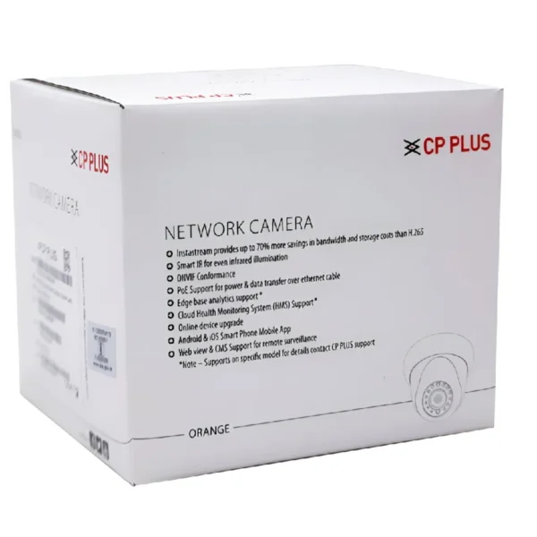 CP Plus IP 4MP ECO Dome Camera 3.6mm With Audio (CP-ENC-D41PL3C)