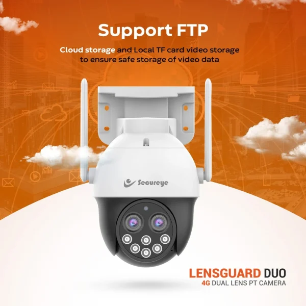Secureye S-PTZ1-4G Lensguard PTZ Camera, E Mount - Image 2