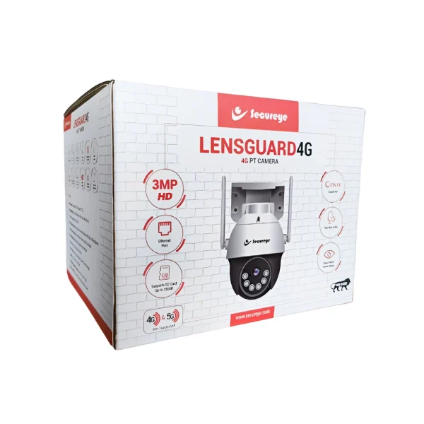 Secureye S-PTZ1-4G Lensguard PTZ Camera, E Mount