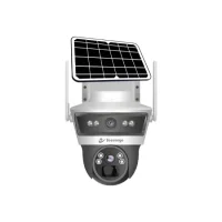 Secureye SSDPTZ8 3mp + 3mp 4G Solar IP PTZ Camera With Night Color Vision Dual lens (2 Way Audio)