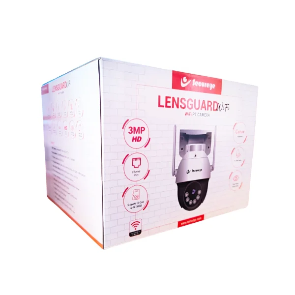 Secureye 3MP IP PT WiFi Dome Camera (PTZ2-W) - Image 2