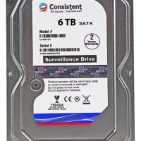 CONSISTENT 6TB SURVEILLANCE HARD DRIVE (2YEAR)