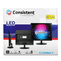Consistent 17 Inch LED Monitor VA Panel CTM1804 HDMI | VGA