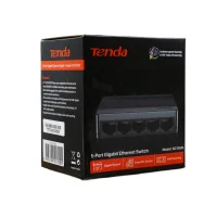 Tenda 5 Port Gigabit Lan Desktop Switch 10/100/1000 Mbps SG105M