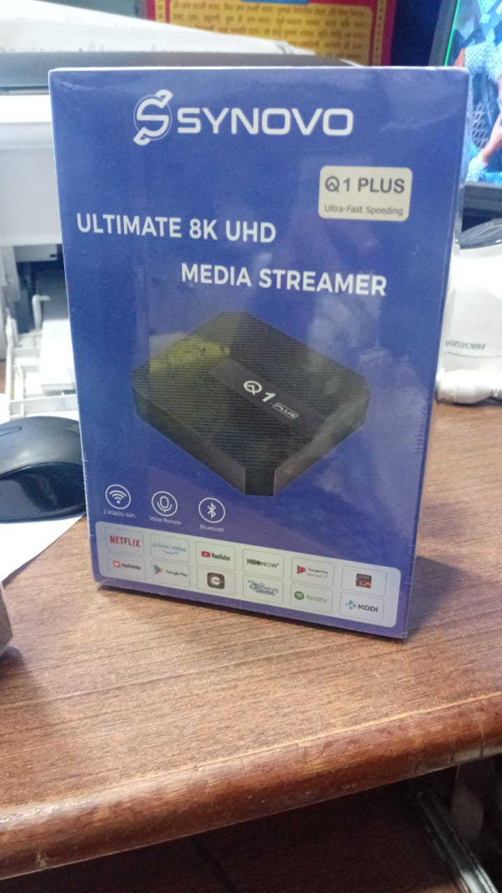 Android TV Box 8K Ultra HD Streaming Media Player with Wi-Fi and Bluetooth