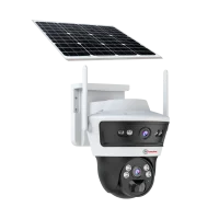 TRUEVIEW 4G 3MP+ 3MP  Mini PT Solar Linkage Camera