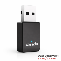 TENDA U9 DUAL BAND AC650 USB WIFI ADAPTER | 433MBPS 5GHZ | AUTO INSTALL (3 YEAR)