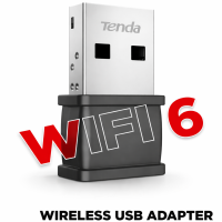 TENDA W311MI-V6 AX300 WI-FI6 WIRELESS NANO USB ADAPTER (3YEAR)
