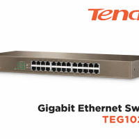 TENDA TEG1024D 24 PORT RACK MOUNTABLE 1000MBPS GIGABIT DESKTOP SWITCH (3YEAR)