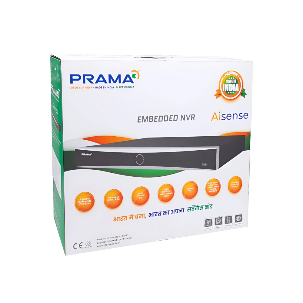Prama 32CH 2 SATA H.265+ NVR (PT-NRAS2A32-K2)