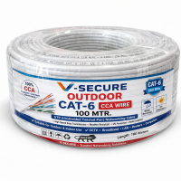V-Secure Cat 6 Outdor wire CCA 100 meter