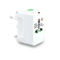 Travel Universal Adapter | with LED & Child Safety Shutter-Universal Socket